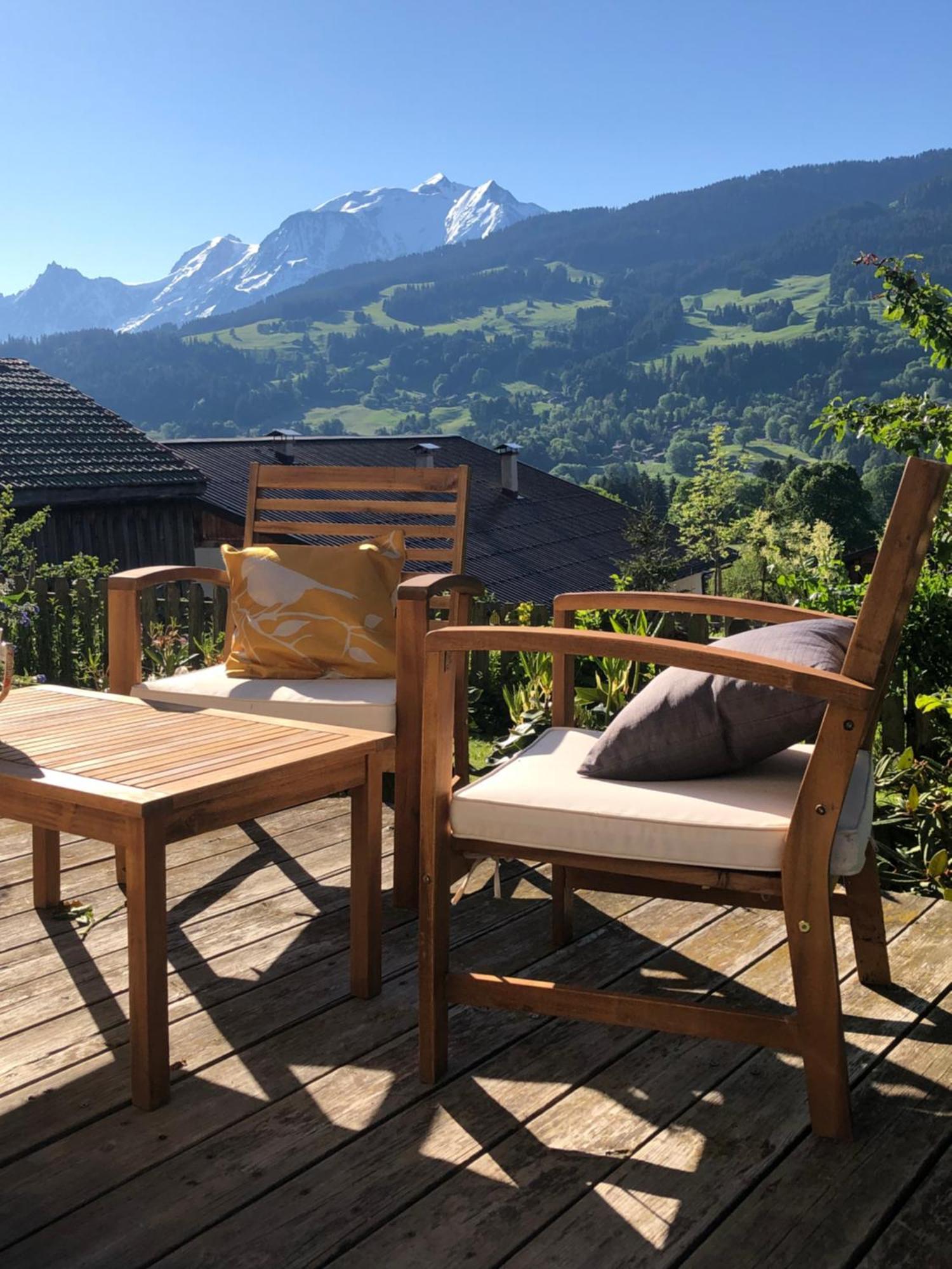 Chalet A Megeve-Vauvray - Grands Appartements , Vue Mont Blanc Demi-Quartier Bagian luar foto