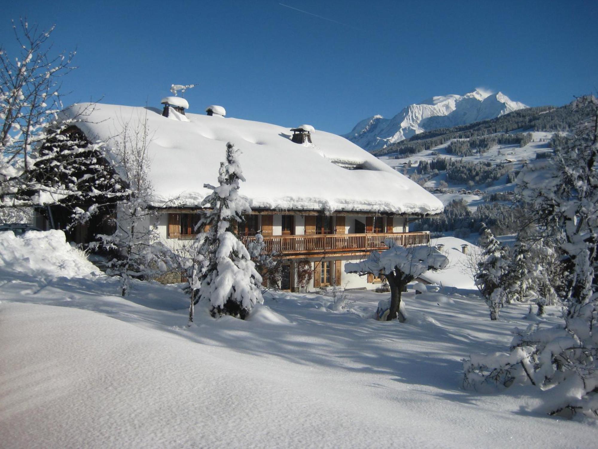 Chalet A Megeve-Vauvray - Grands Appartements , Vue Mont Blanc Demi-Quartier Bagian luar foto