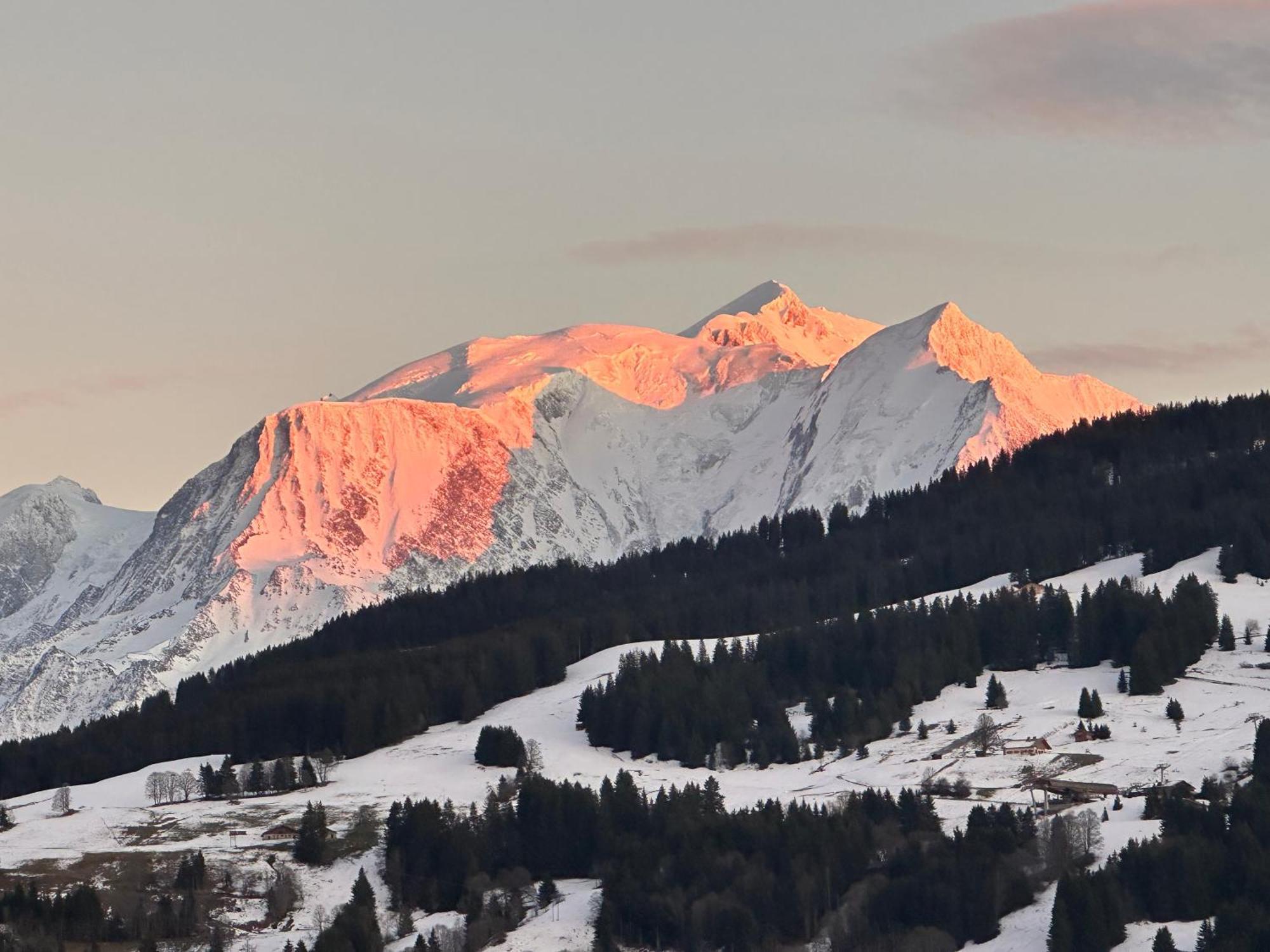 Chalet A Megeve-Vauvray - Grands Appartements , Vue Mont Blanc Demi-Quartier Bagian luar foto